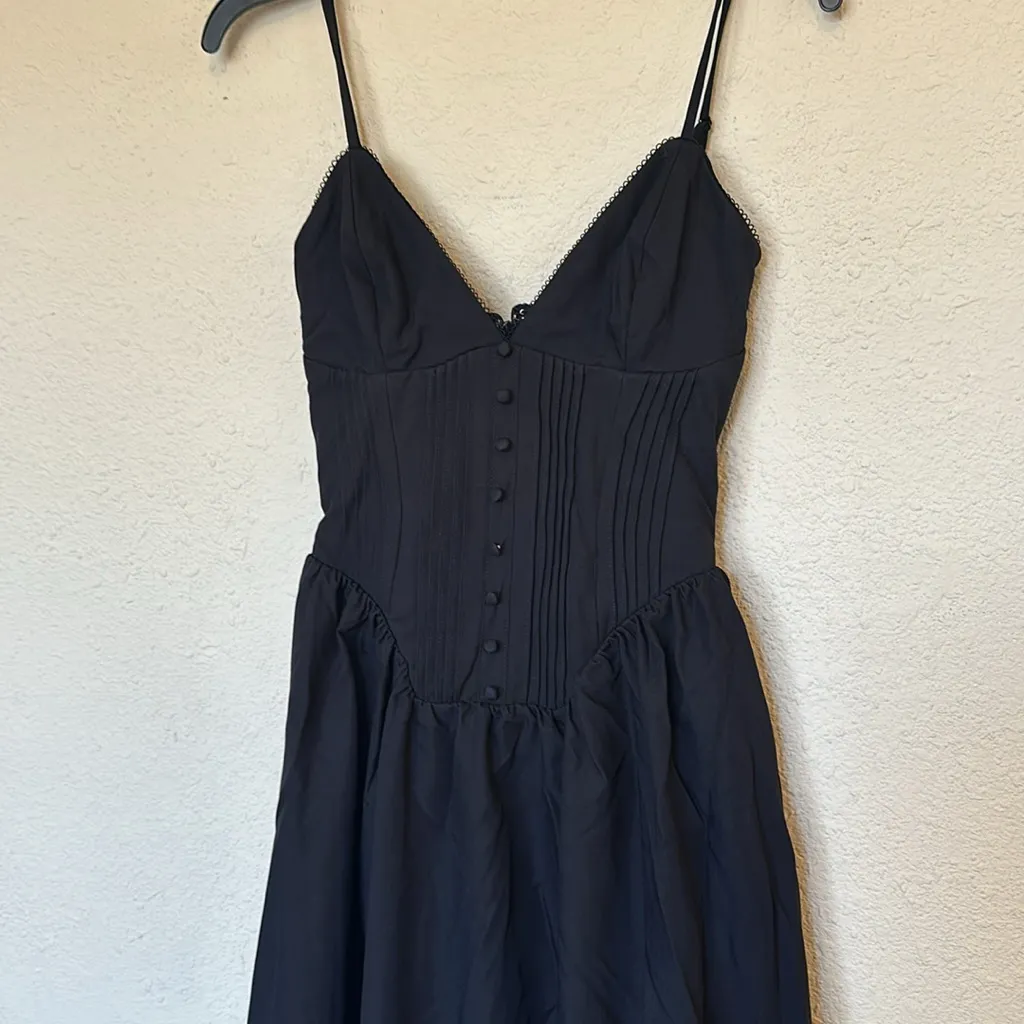 HOUSE OF CB 'Lova' Black Corset Maxi Ball Gown‎ Dress sz S NWOT - Image 9