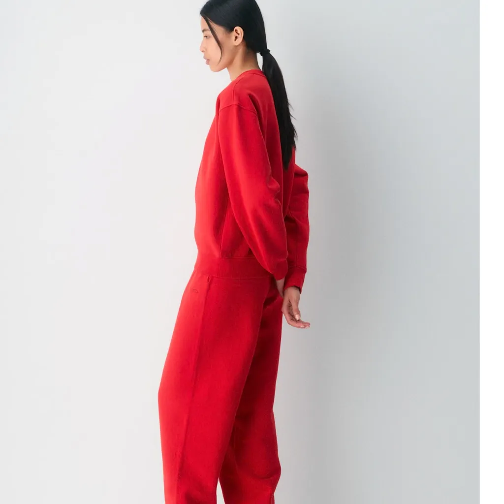 Aritzia Cozy Sweatfleece Perfect Crew Sweatshirt - Image 3