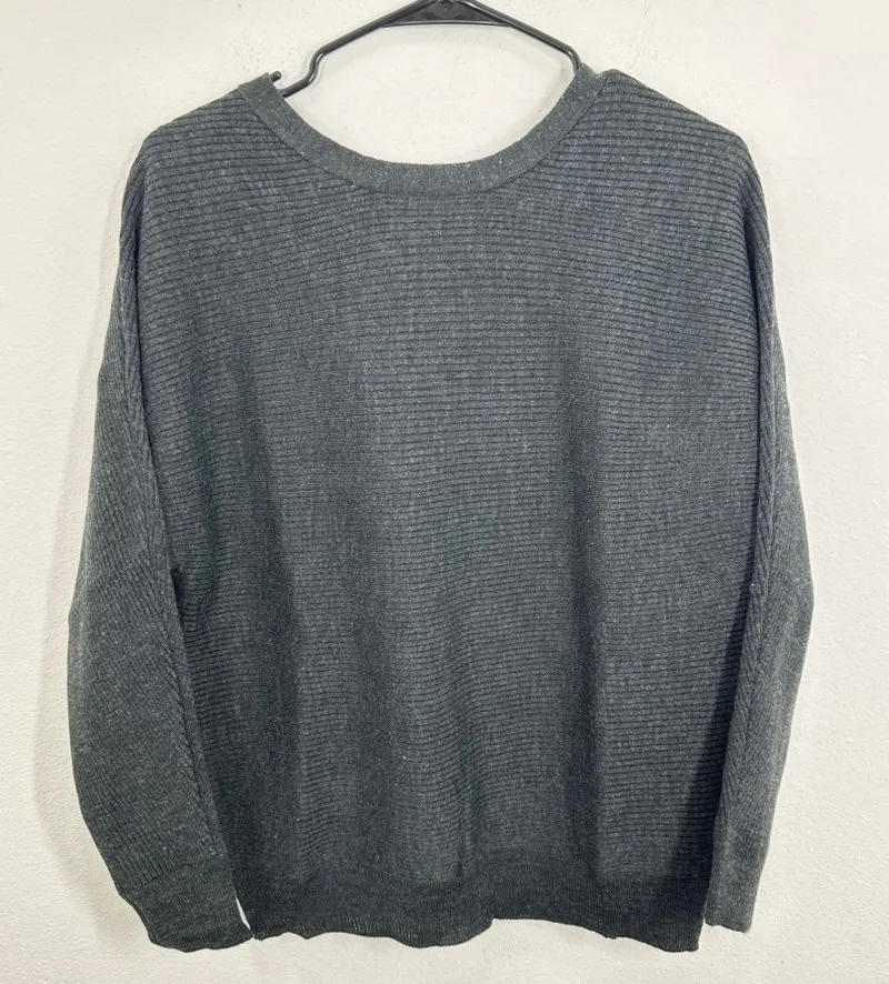 Philosophy Republic Clothing Charcoal Heather Gray Knit Sweater Women's Pullover Size XS - Image 1