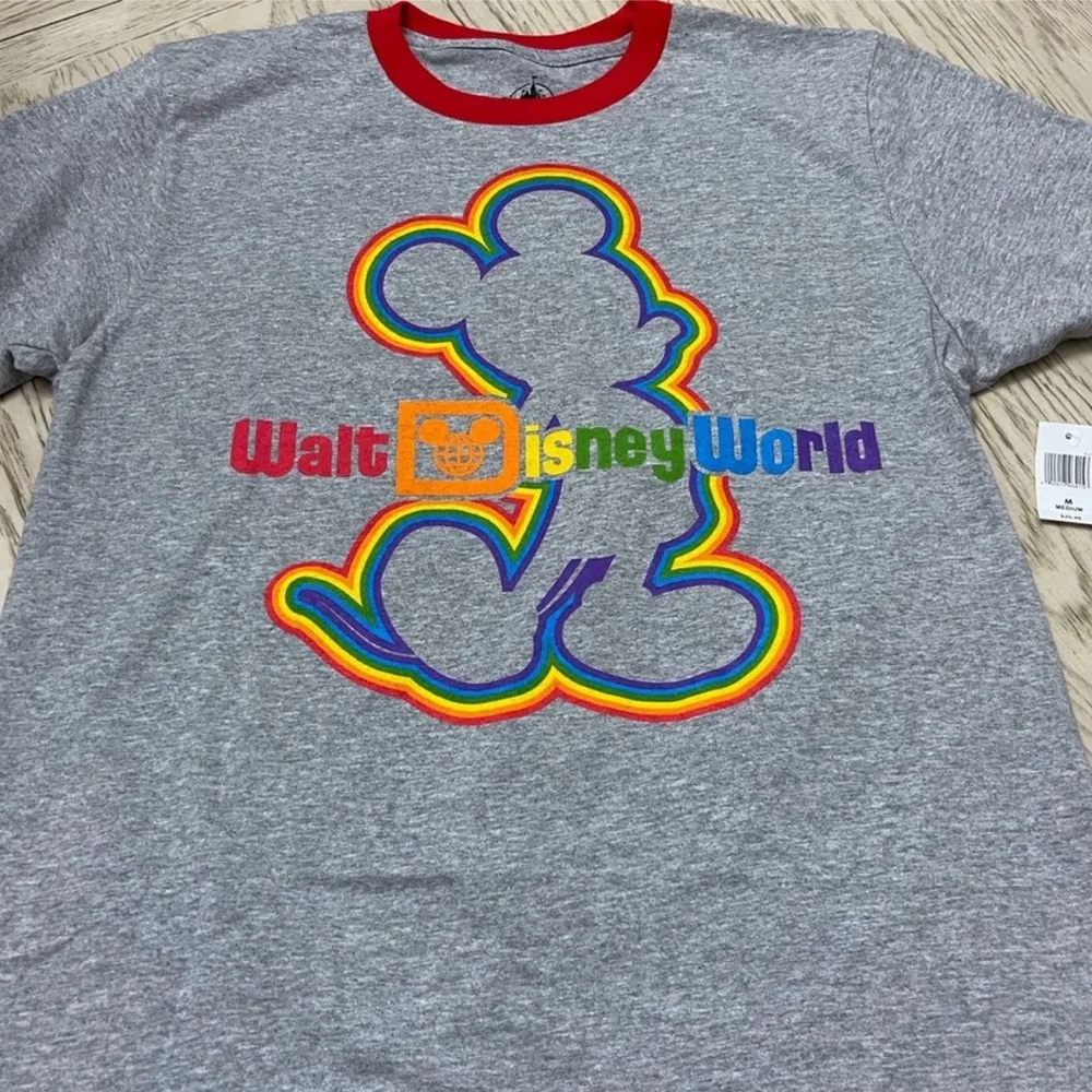 Disney Park Original Mickey Mouse Multicolored  T-Shirt - Image 2