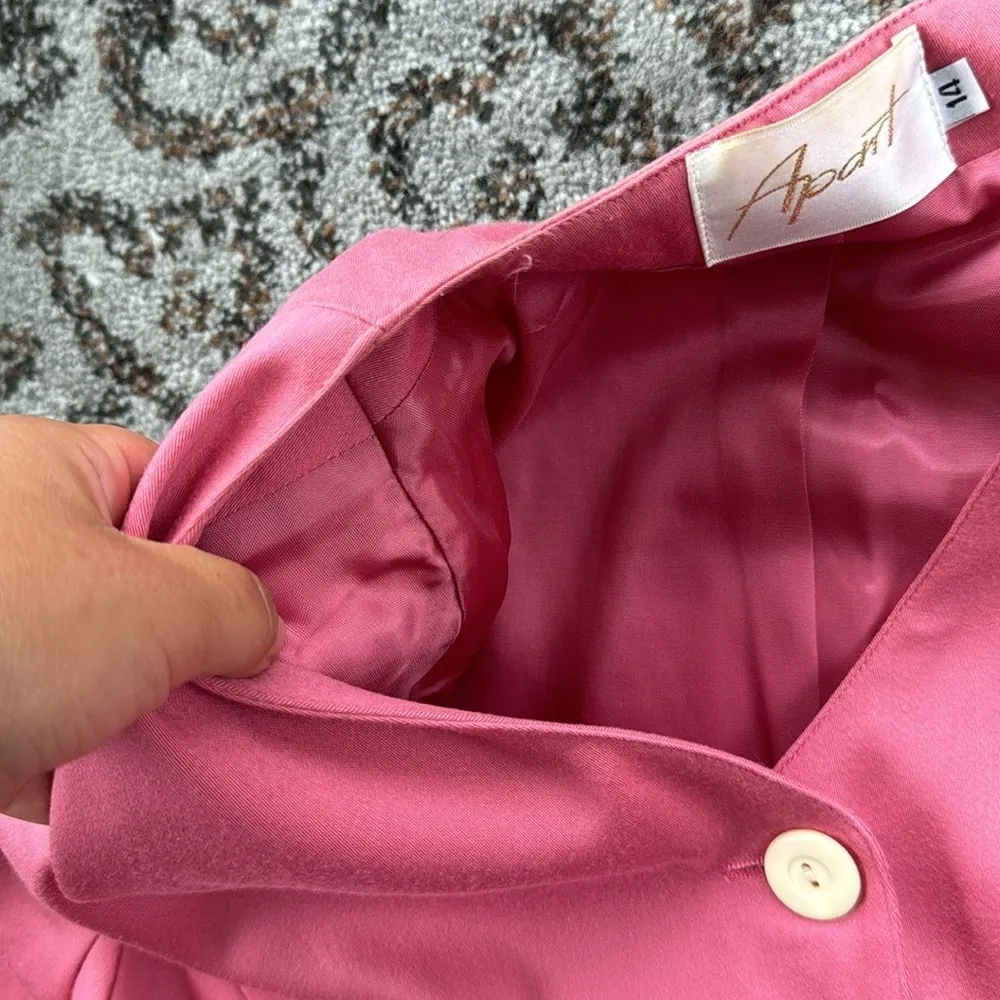 Vintage Apart Slit Blazer Pink 14 - Image 4