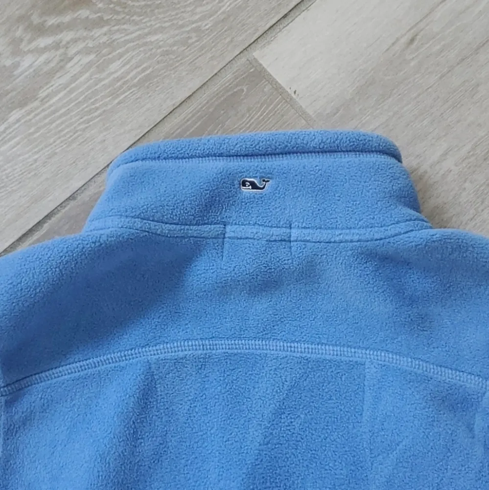 Vineyard Vines Light Blue Fleece Vest - Image 11