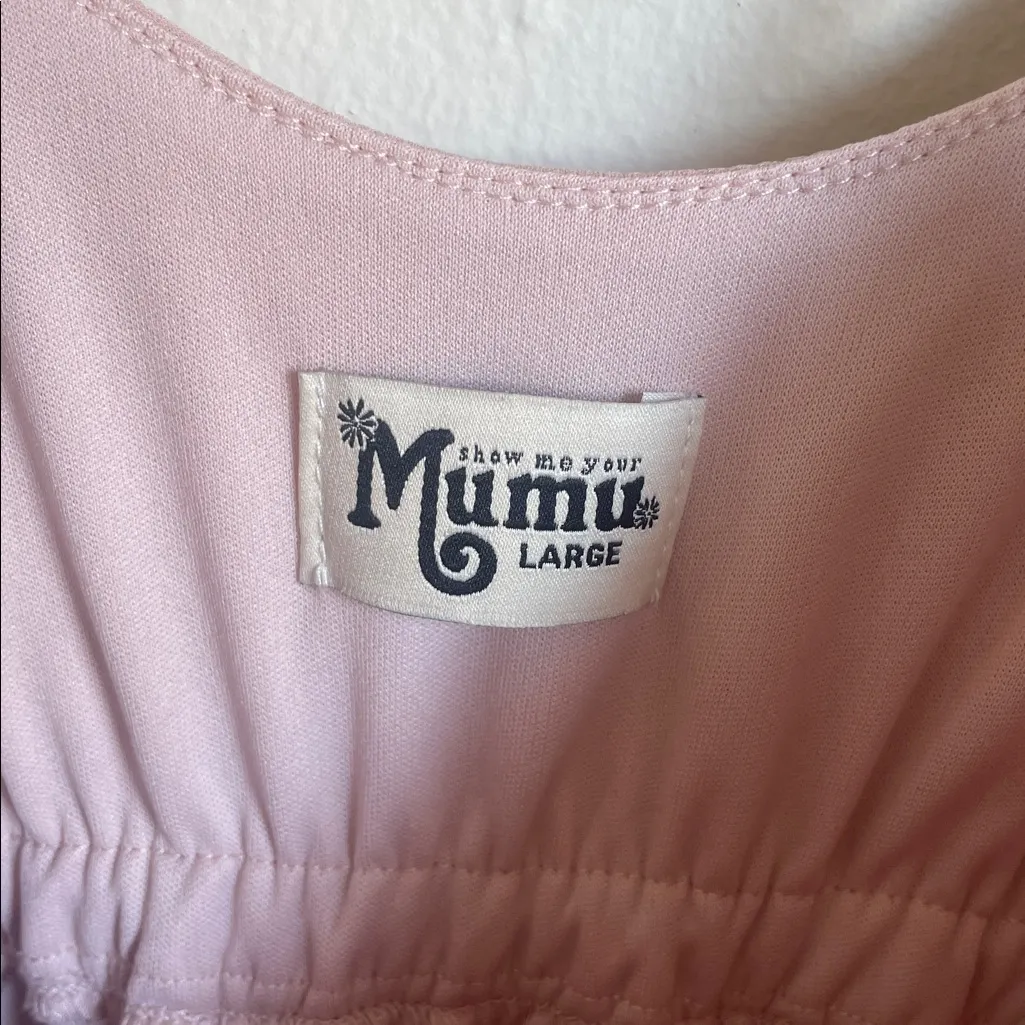 Show Me Your Mumu Blush Caitlin Ruffle Maxi Dress - Image 5