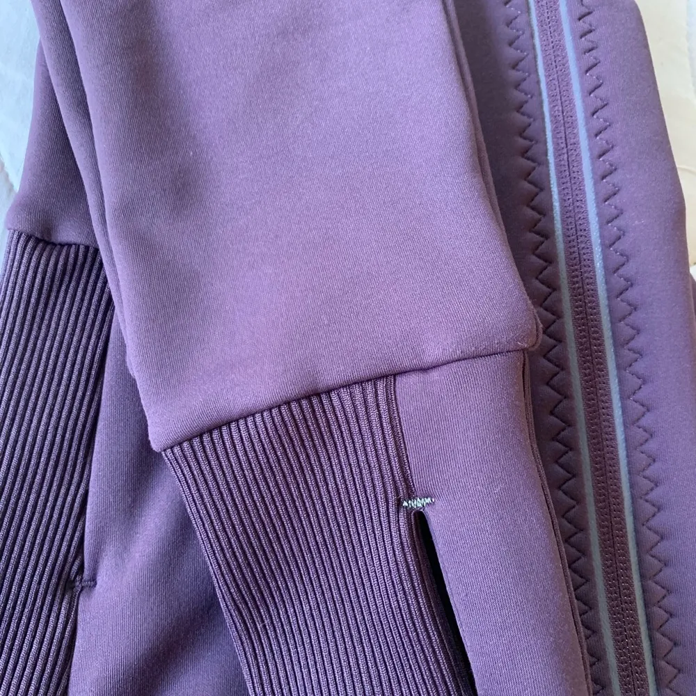 Athleta Purple Eggplant Full Zip Fleece Lined Jacket - Image 6