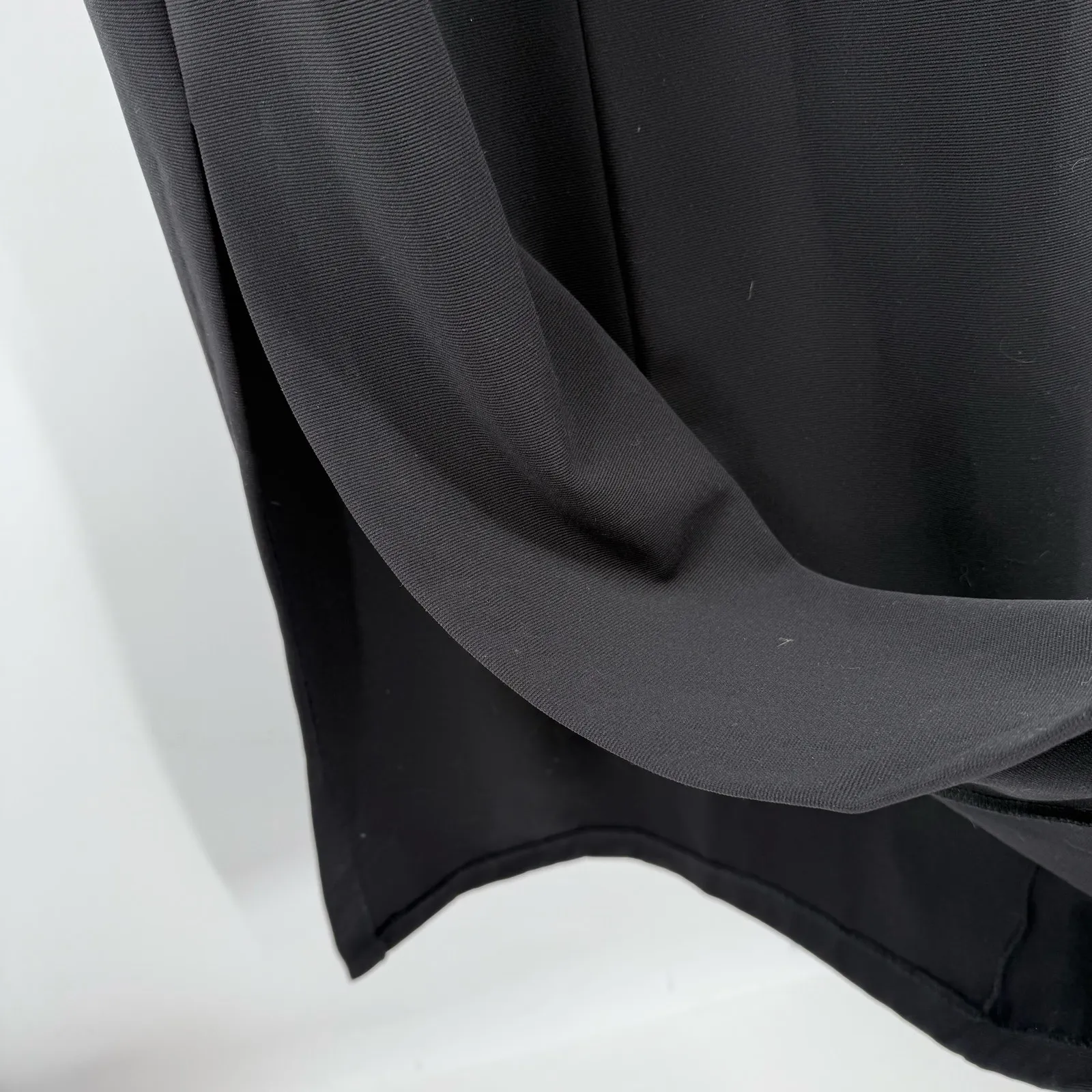 VINTAGE Black Ice Evening Dress Size 6 Gown Black Polyester Y2K Classic Halter - Image 11