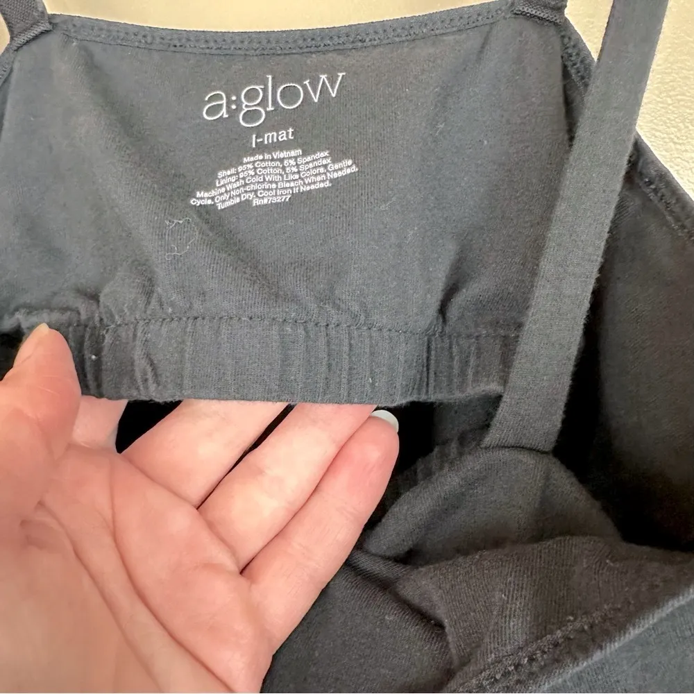 a:glow Black Maternity Nursing Tank Top Large Capsule Basic Layering Size undefined - Image 7