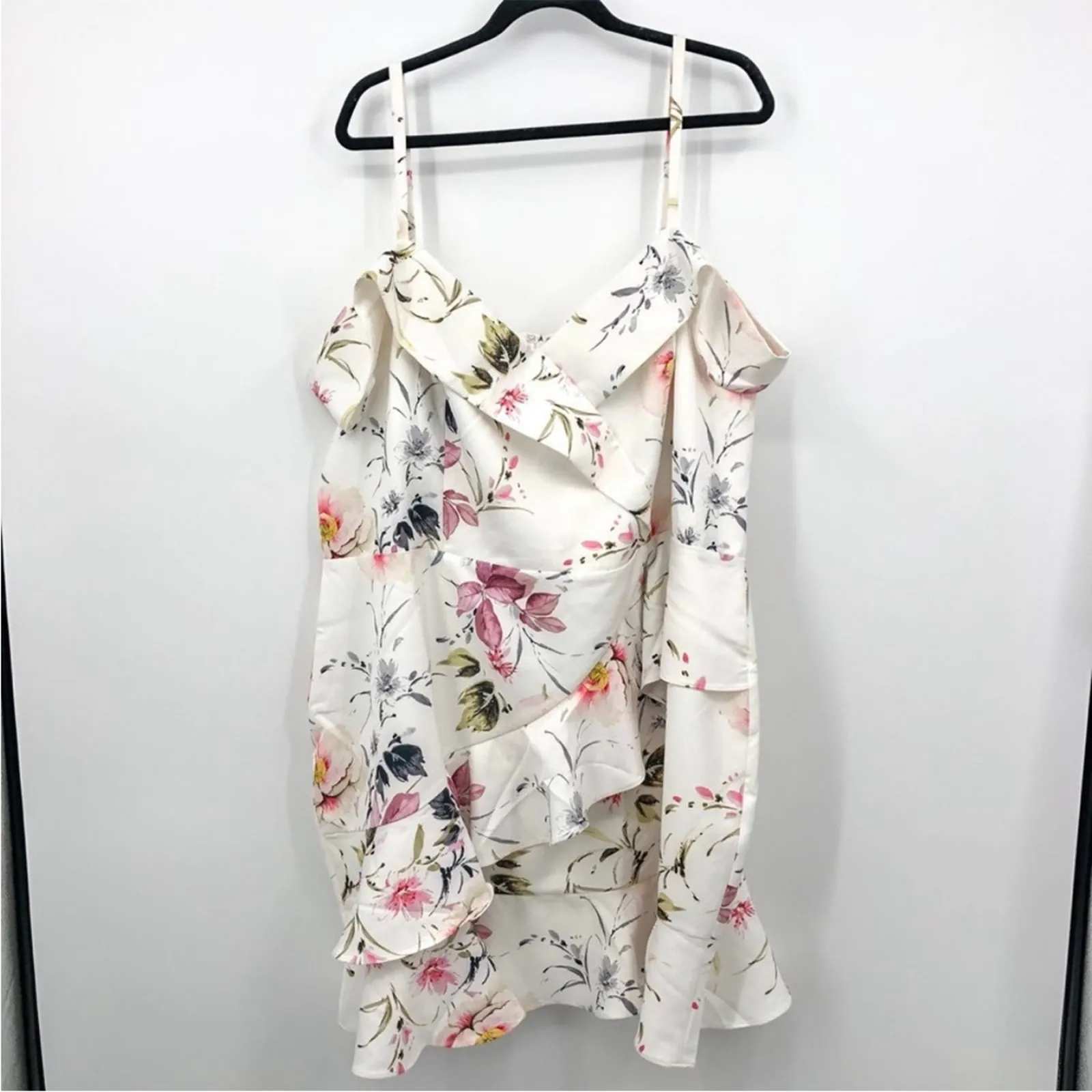 City Chic Spring Fields Darling Fields Off Shoulder Dress Plus Size XXL 24 NEW - Image 2