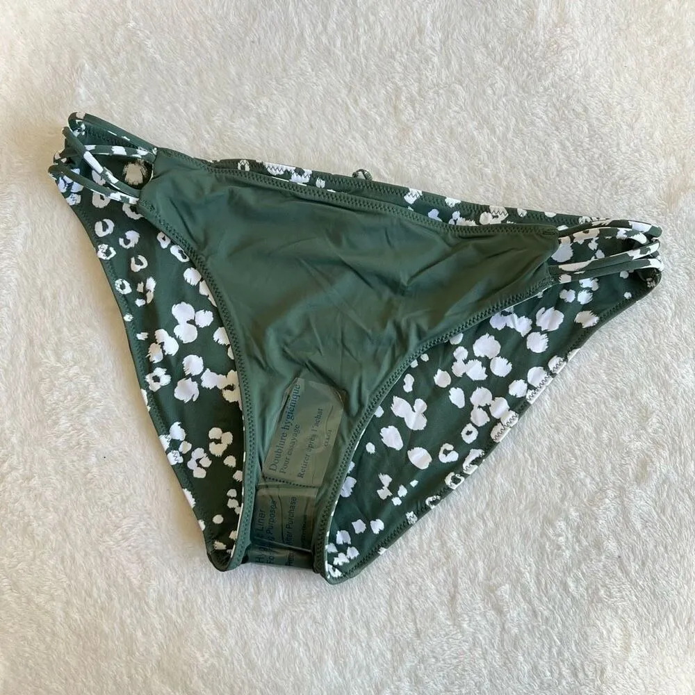 Hobie Olive Green Bikini Bottoms Large NEW - Image 7