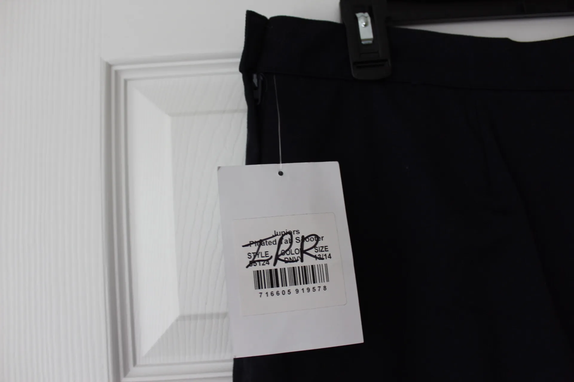 | School Girl Front Pleated Skort Navy - Image 4