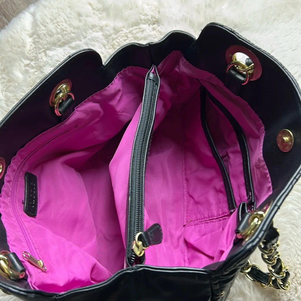 Nicole Miller Black Shoulder Bag - Image 12