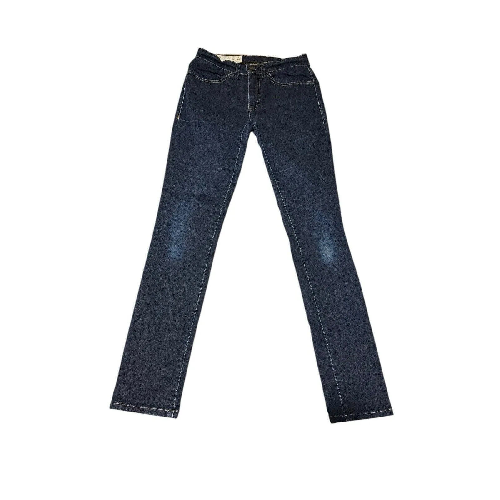 Imogene & Willie‎ Womens Sz 26 Imogene Cut Jeans Dark Wash Denim Mid Rise #E6 - Image 2