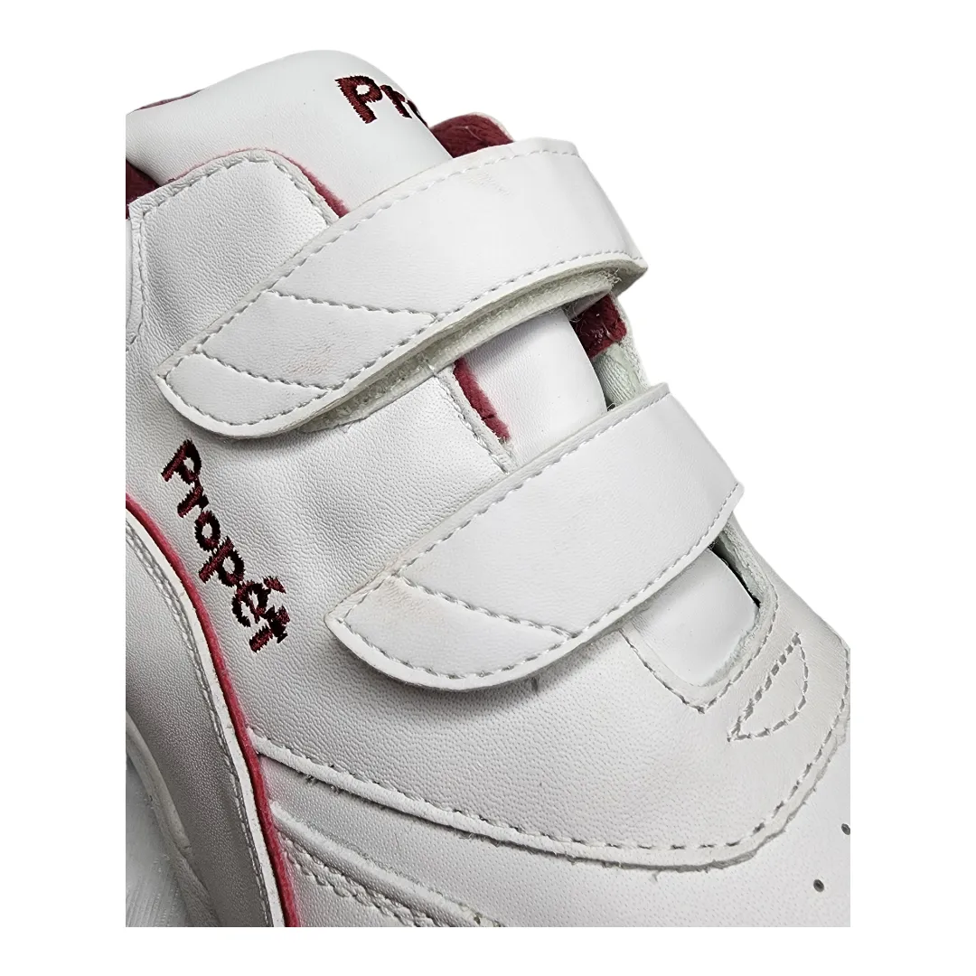 Propet Tour Walker Strap Shoes White/Berry Leather Hook & Loop Women’s Size 10 White - Image 8
