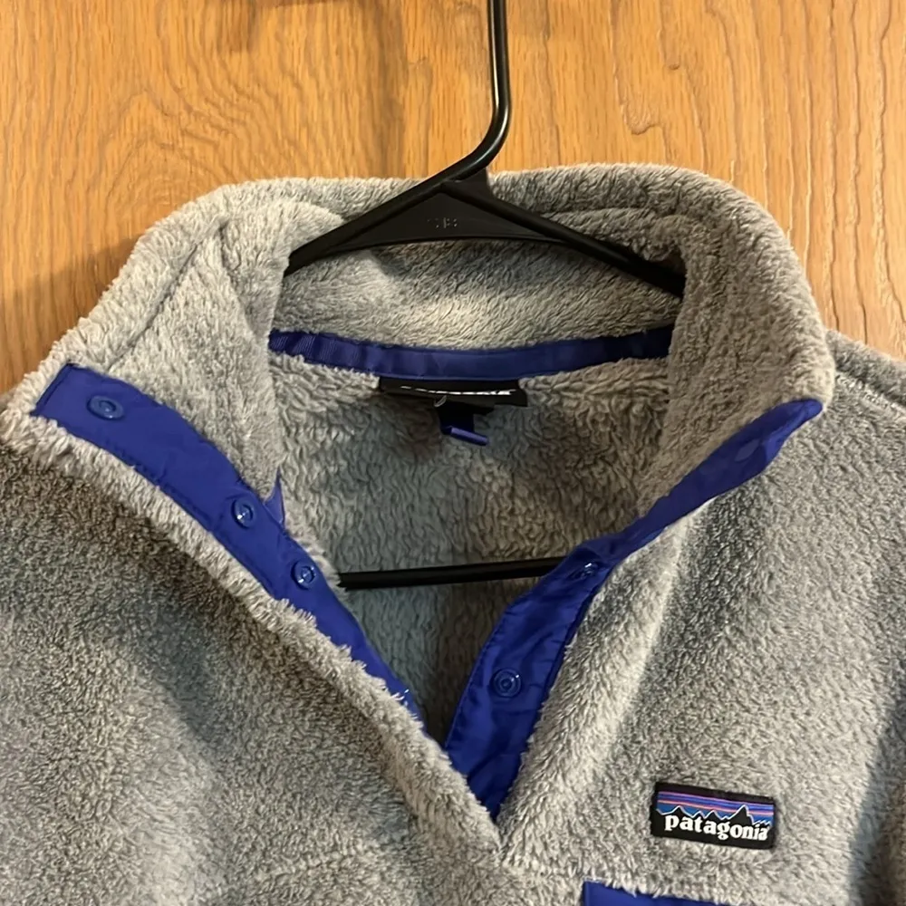 Patagonia Re-Tool Gray Snap-T Women's Pullover Medium‎ - Image 6