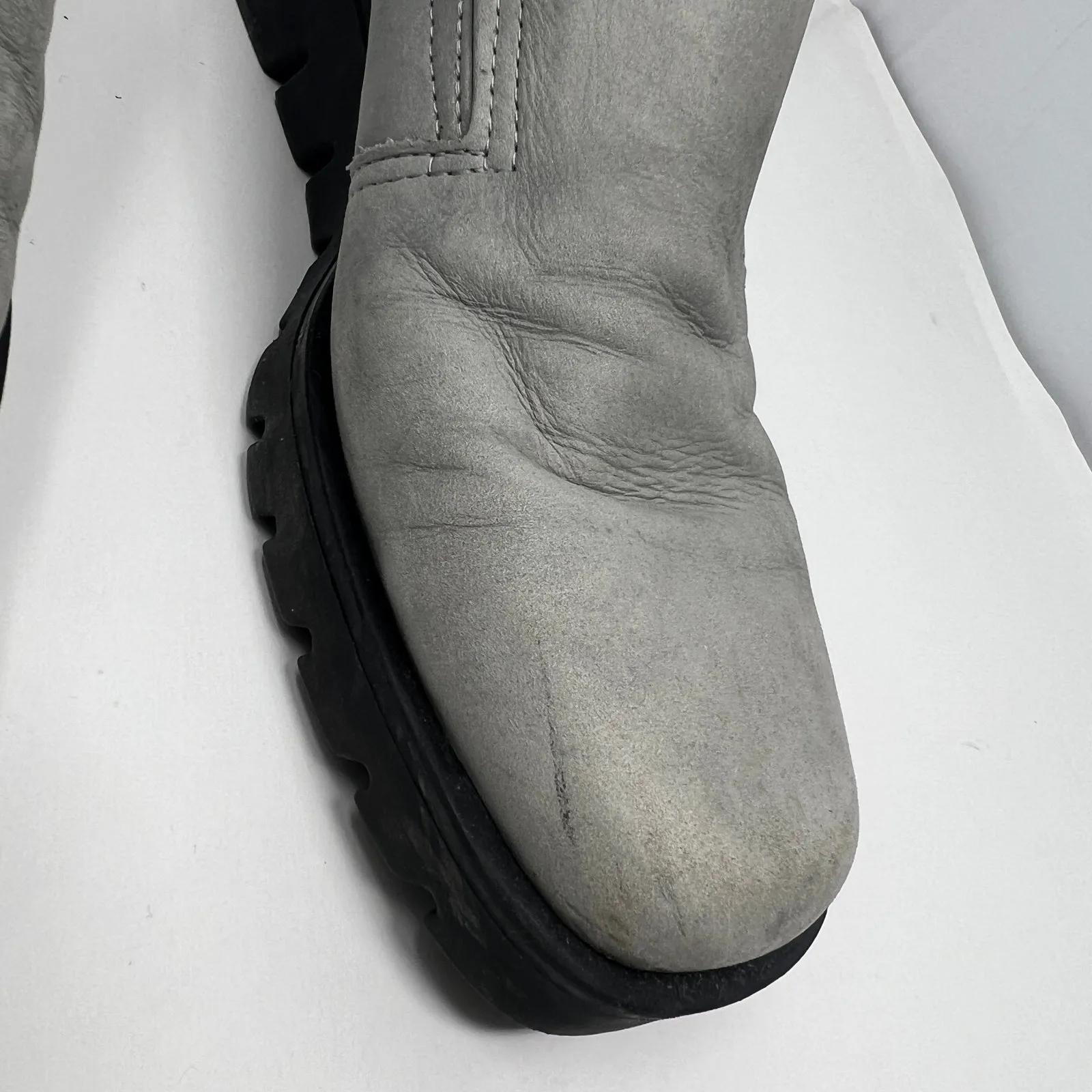 Ecco Slip On Women's Gray Loafers Size 37 - Image 6