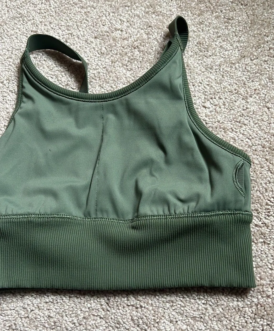 Offline by  Olive Green Sports Bra. Size Small - Image 8
