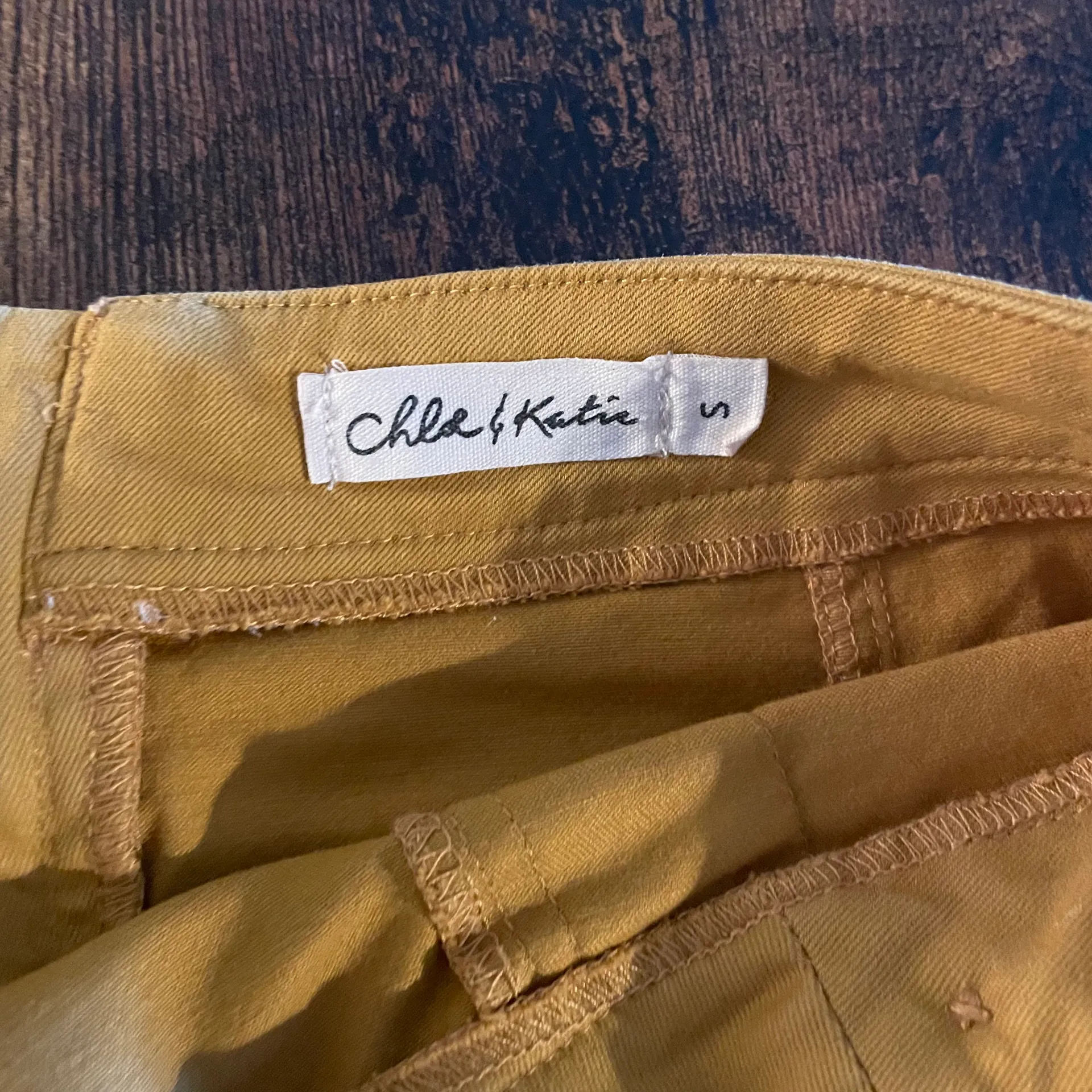 Chloe & Katie mustard color Mini skirt - Image 7