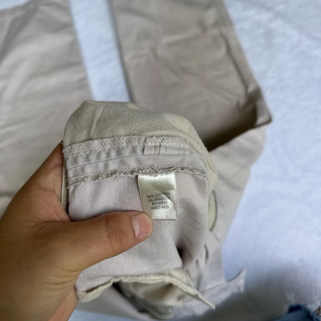 Christopher & Banks Soft Gray Khakis - Image 3