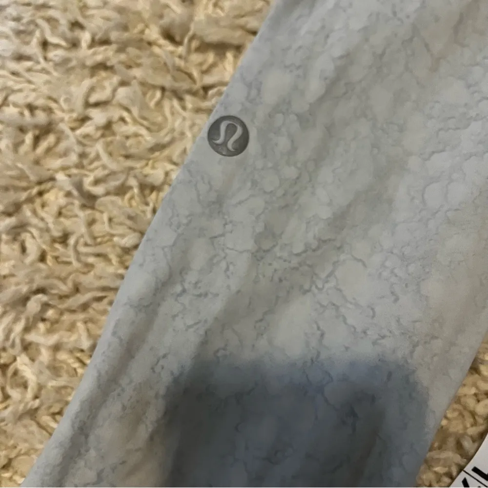 Lululemon Fast and Free Tight 25" *Nulux City Grit White Blue Fog size 4 - Image 6