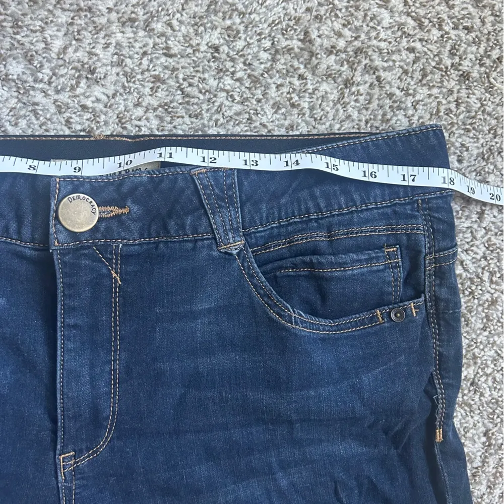 Democracy Blue Denim Jean Shorts Stretch Casual Summer Classic 16 - Image 5