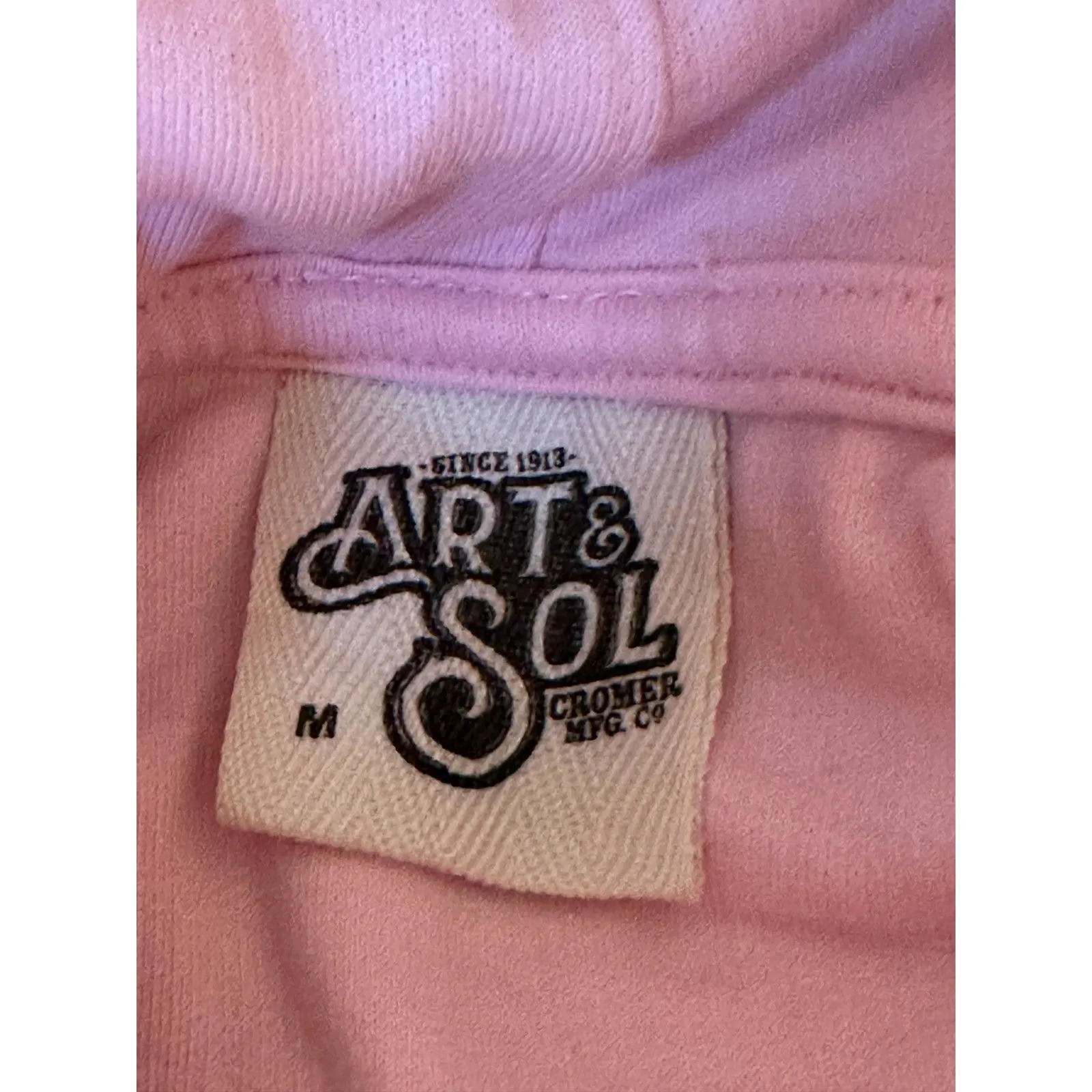 Art & Sol Dolly Parton I Will Always Love U Pink Hoodie Size Medium - Image 5