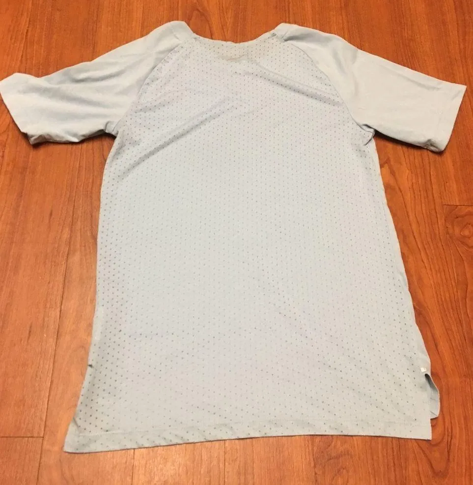 NIKE Women’s Running Dri-Fit Shirt Blue XS - Image 2