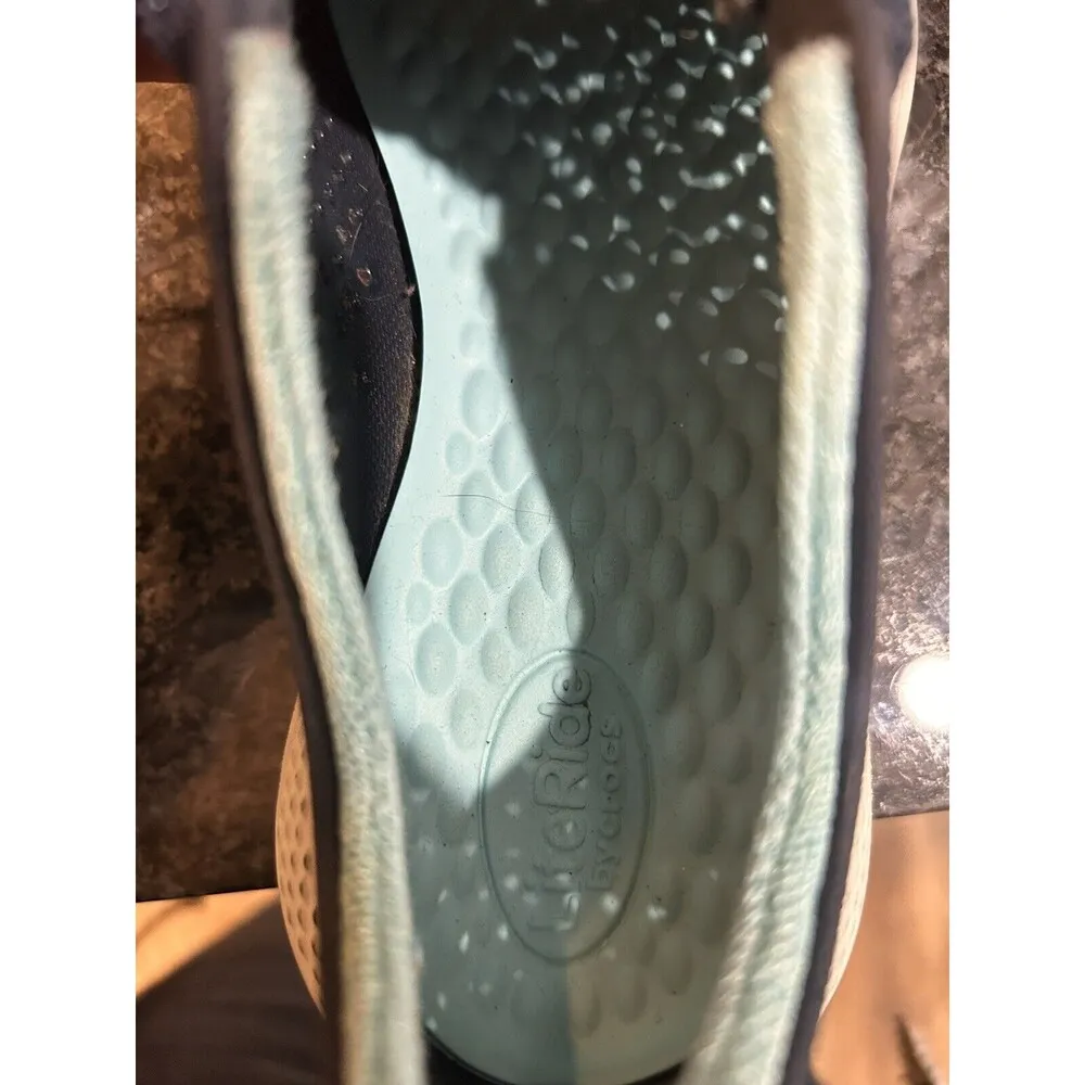 Crocs Literide Pacer Comfort Slip On Sneakers Women's Trainers Navy Blue Size 7 - Image 3