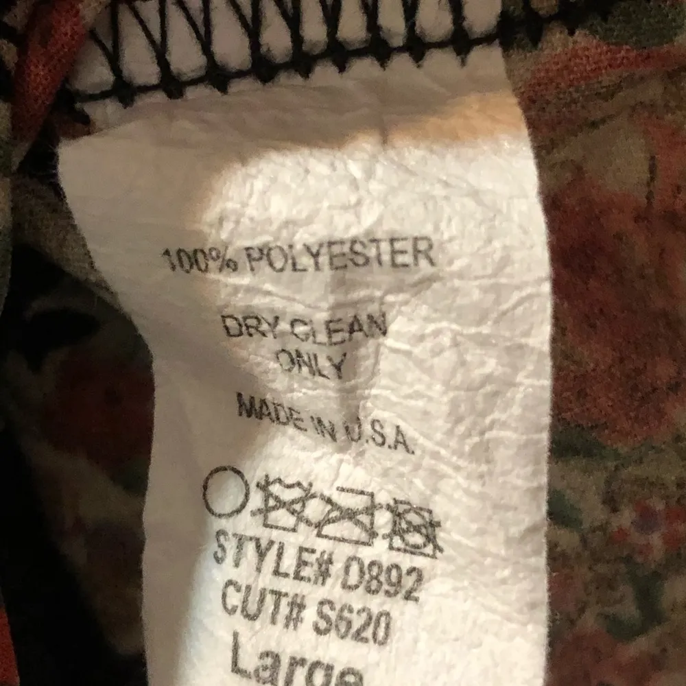 Sage Large Navy Blue Polka Dot Floral Midi Dress - Image 7