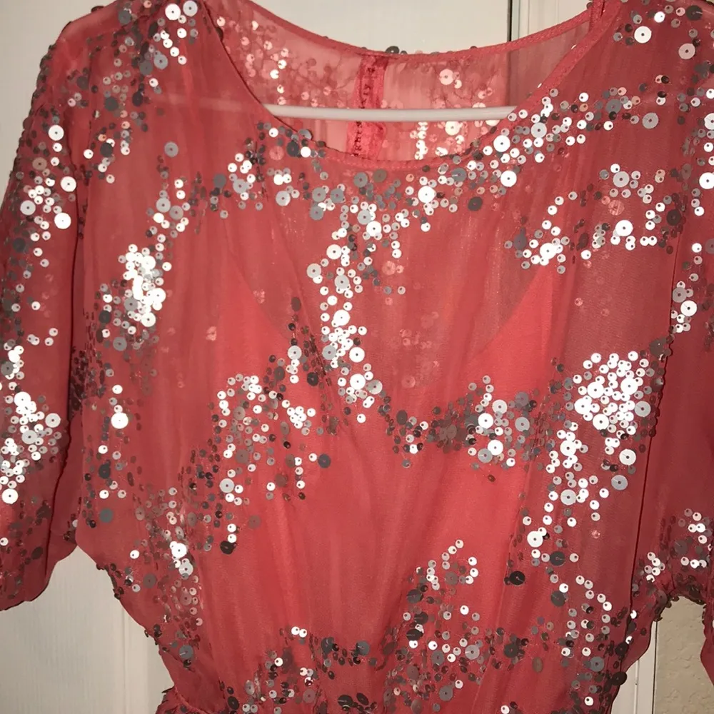 FIRM Eight Sixty Scattered Sequin Tunic Dress XS - Image 2