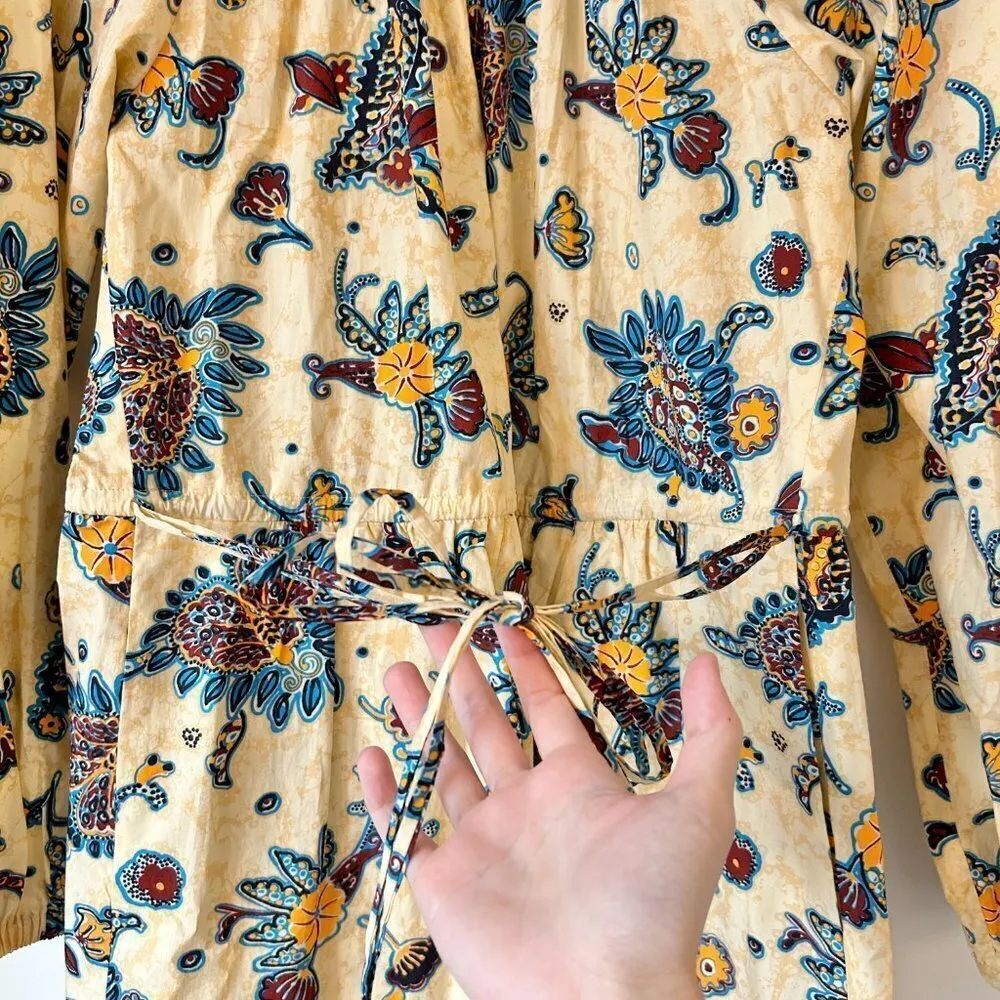 A.L.C. Myra Floral Paisley Shift Dress Boho Vacation Designer Size 10 LIKE NEW - Image 7