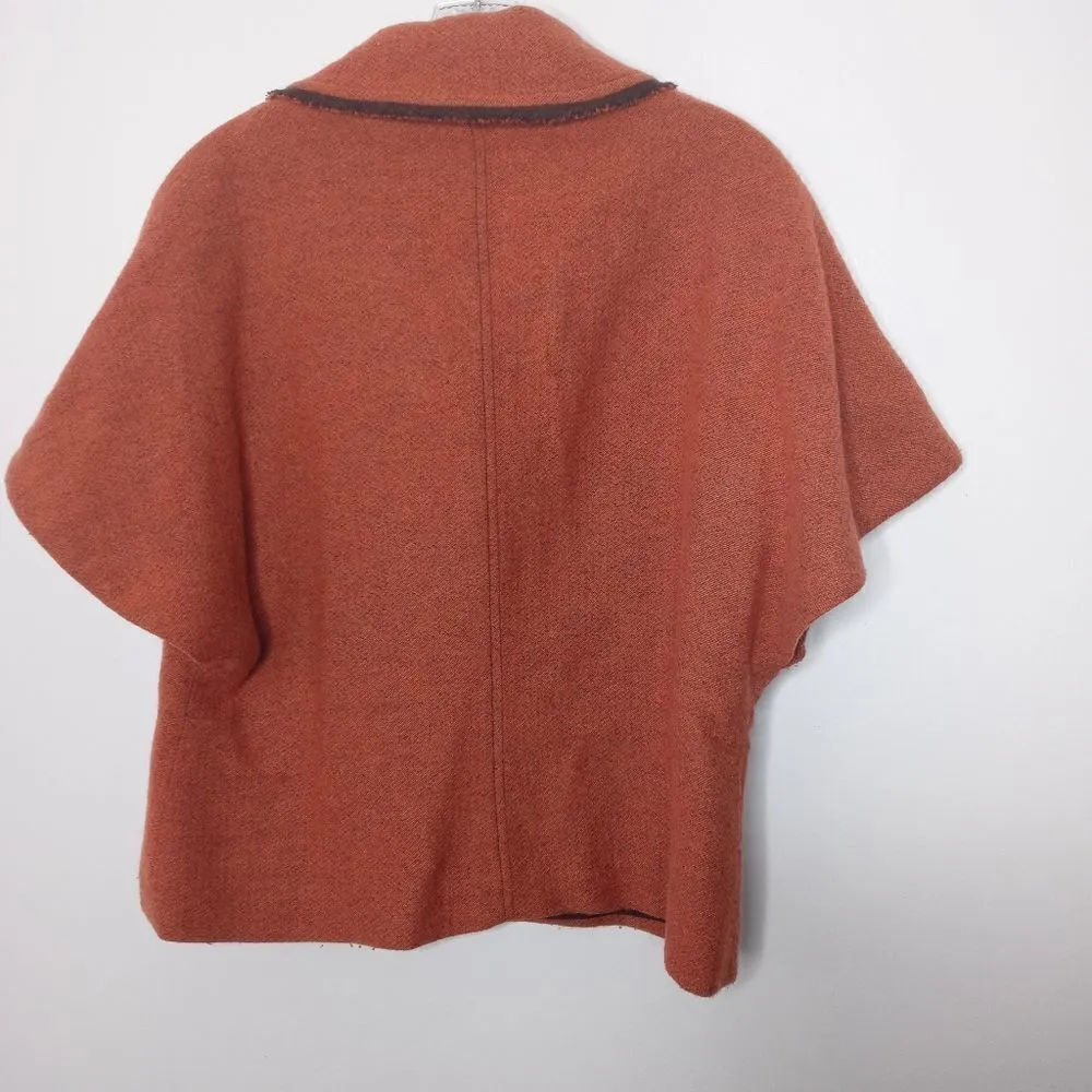 Iris Setlakwe rust color wool blend blazer Orange Size 10 - Image 6