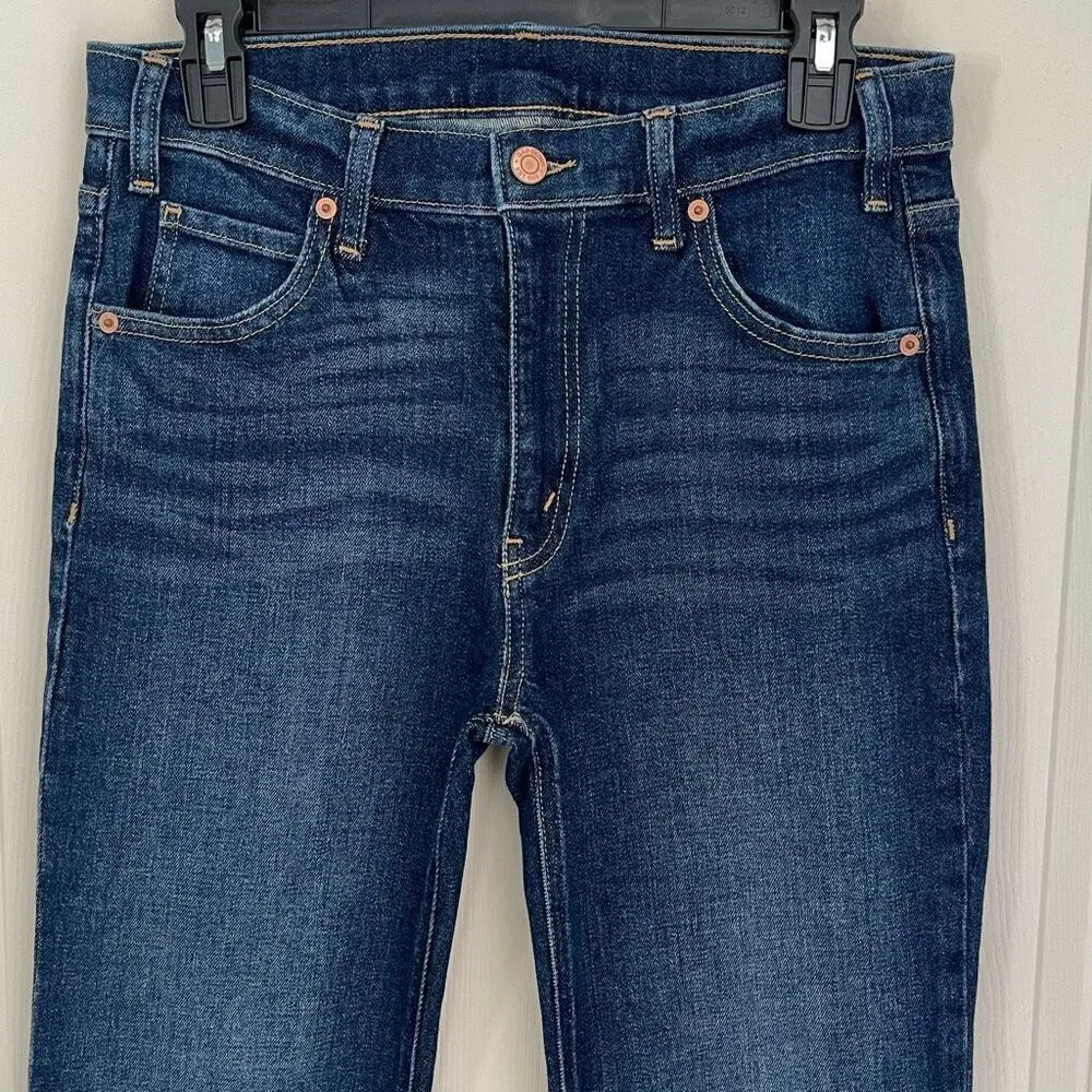 Gap  Mid-rise 90s Loose Flare Jeans (Dark Indigo) - 4 Short - Image 5