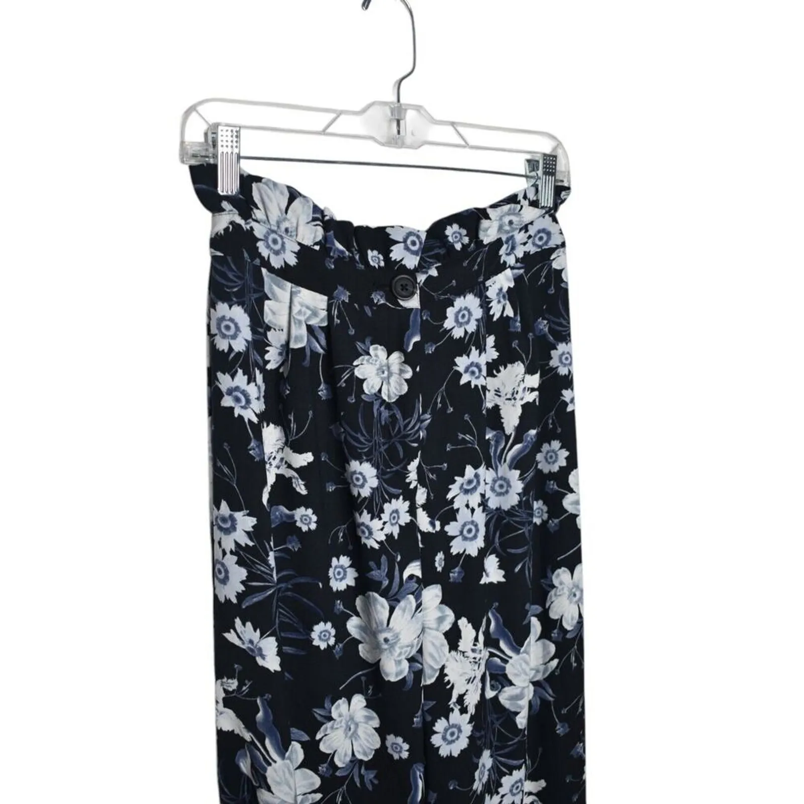Who What Wear Womens Floral Wide Leg Pants 4 Whimsigoth Boho Cottagecore Spring‎ - Image 6