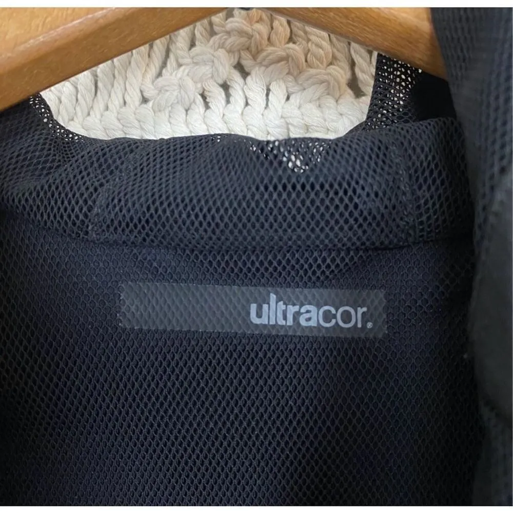 Ultracor camouflage star print zip up hoodie vest size medium - Image 3