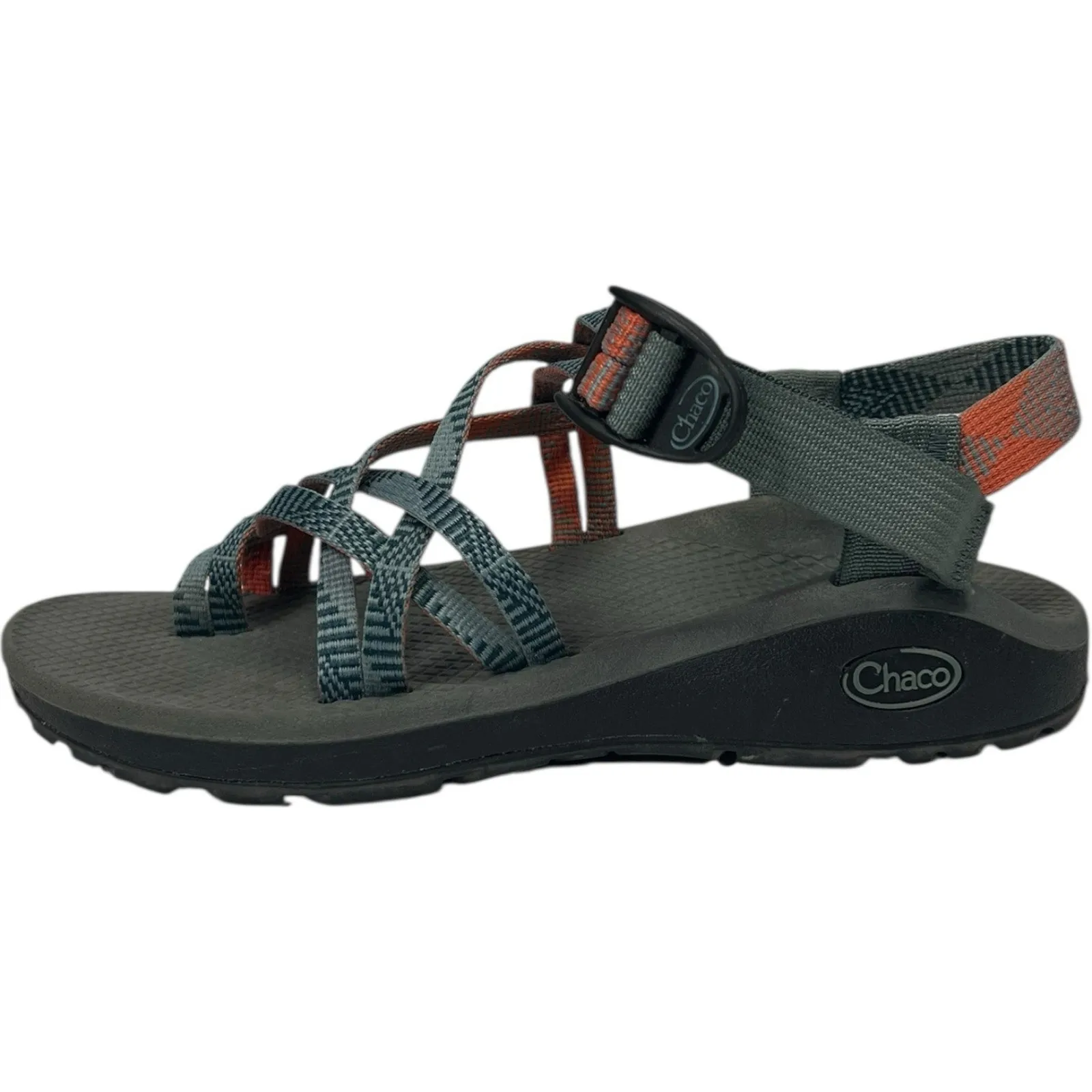 Chaco Z Cloud Sandals Womens 7 Green Strappy Outdoor Hiking Trail Comfort Casual - Image 3