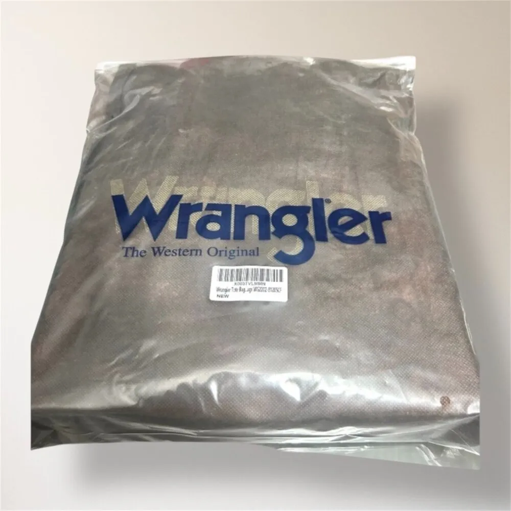 New Wrangler Aztec Canvas Tote Crossbody Bag Coffee Brown Southwestern Purse - Image 8