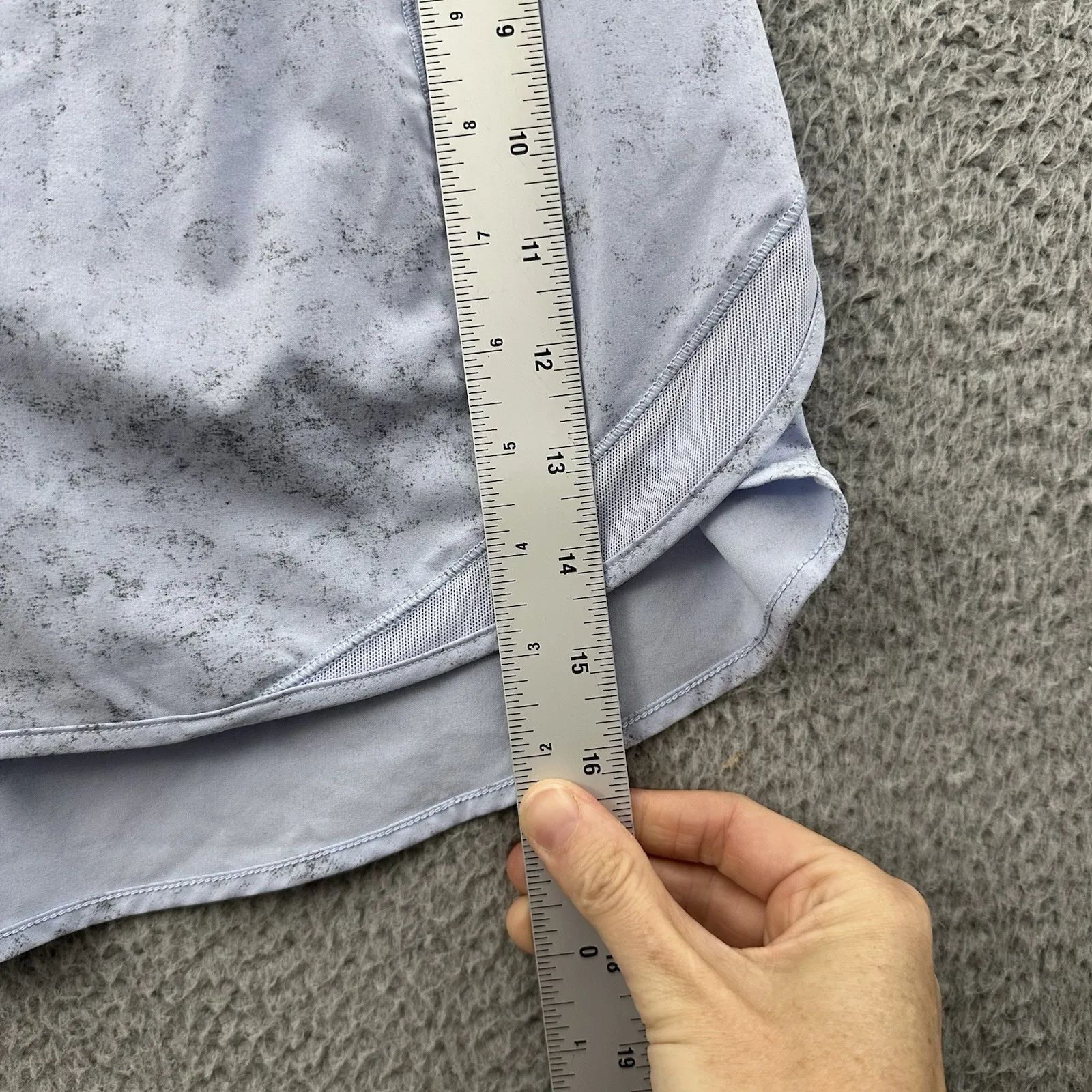 Lululemon Hotty Hot High Rise Skirt Skort Gravel Dust Pastel Blue Athletic‎ W 4 - Image 10