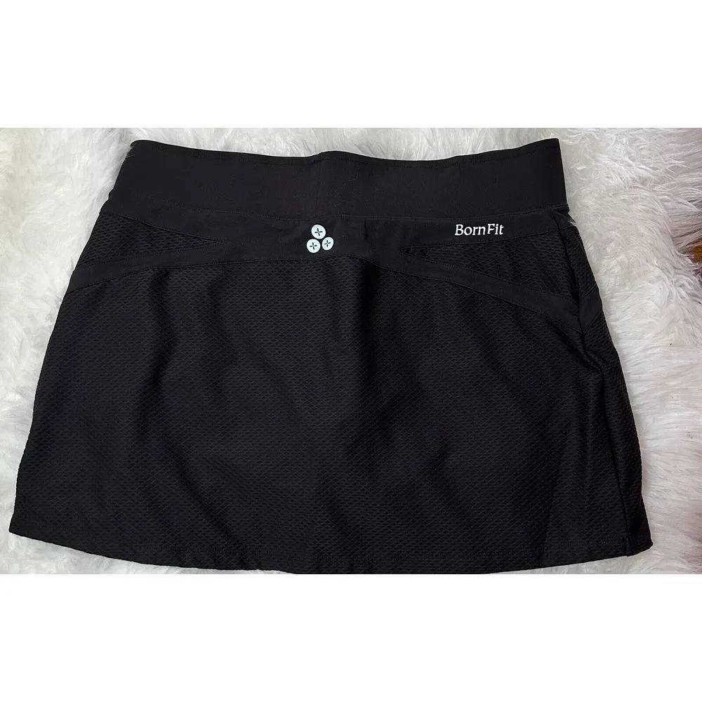 Born Fit Womens Skort, Black - Image 4