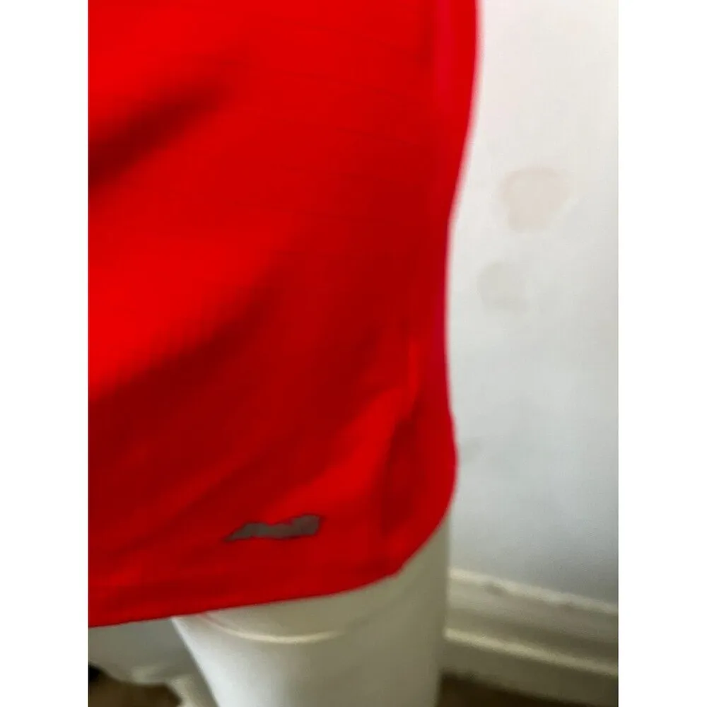 avia hot pink scoop neck strappy gray marbled racerback ribbed tank top size L - Image 7