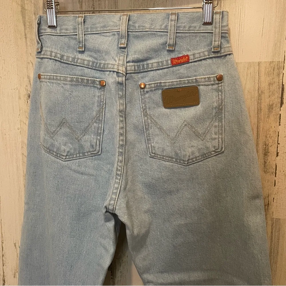 Wranglers Vintage Mom Western Jeans -Light Wash size 5x38 - Image 4