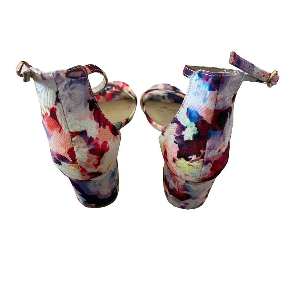 Dream Pairs Floral Heels Formal Chunky Block Heel Workwear Office Business - Image 6