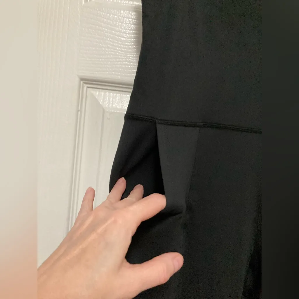 Offline by Aerie Black Women's High Waisted Flare Wide Leg Pant Leggings Size undefined - Image 6