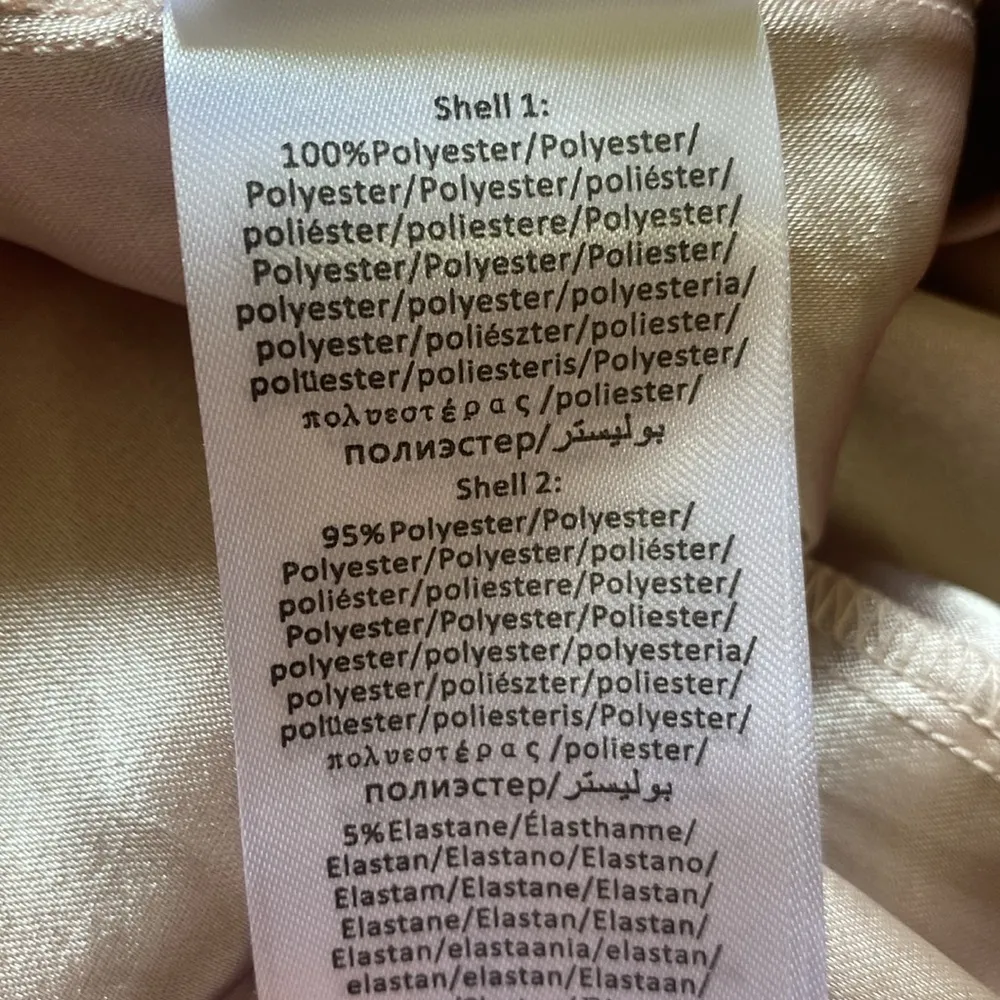 Chi Chi London High Neck Pleated Maxi Evening Dress in Blush Pink Size 8 - Image 15