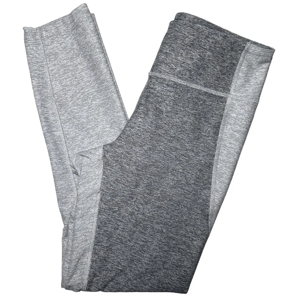 Outdoor Voices Women’s Size S Gray Two Tone Color Block 7/8 High Rise Leggings - Image 2