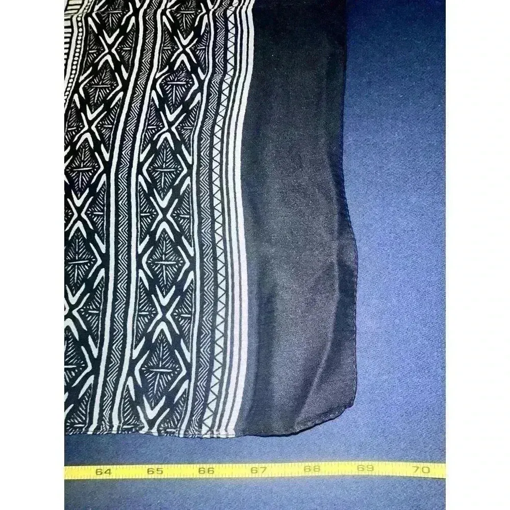 Big Buddha  Women Black White Scarf One Size - Image 3