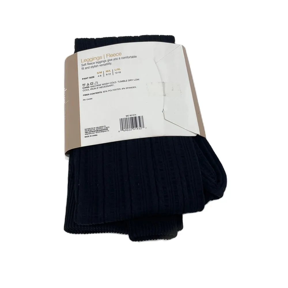 West Loop fleece Legging black textured size S/M - Image 2