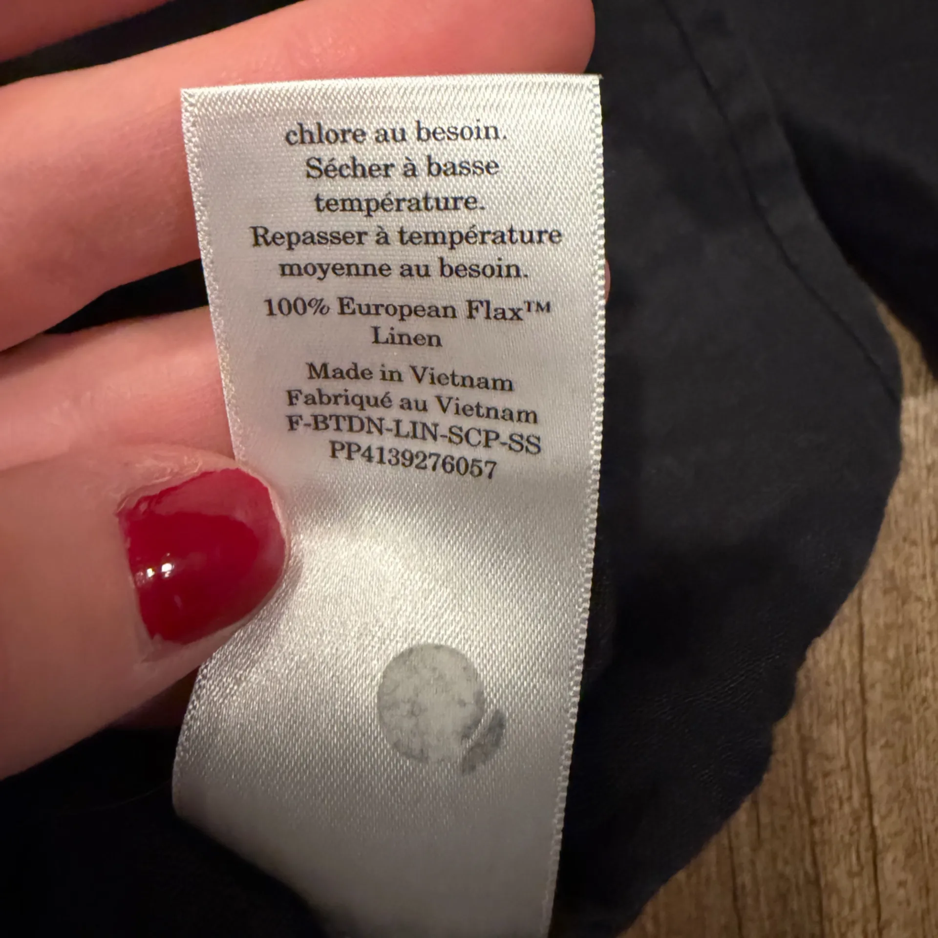 Everlane THE SCOOP TOP IN LINEN Black Puff Sleeve Blouse Large - Image 5