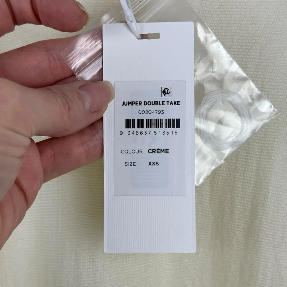 NWT City Chic Refinity Double Take Knit Jumper Sweater Cream Coastal Size 12 - Image 13