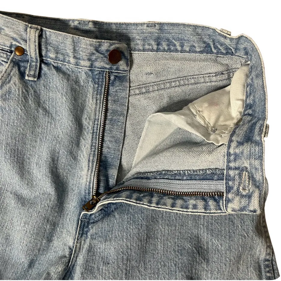 WRANGLER Bareback Jeans Light Wash High Waist 80’s 90’s VINTAGE 11 x 32 - Image 7