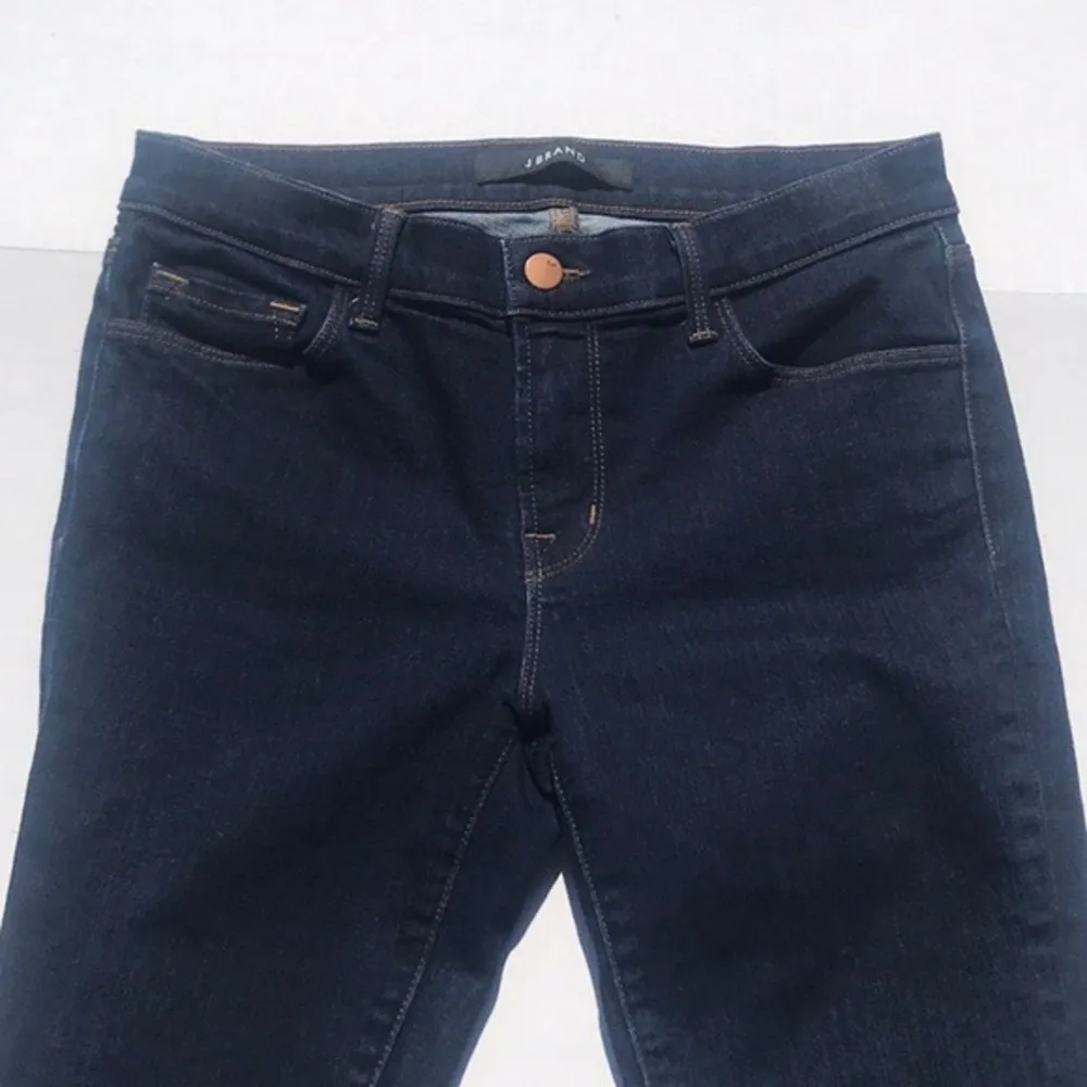 J Brand Midrise Capri Pure Dark Skinny Jeans - Image 6