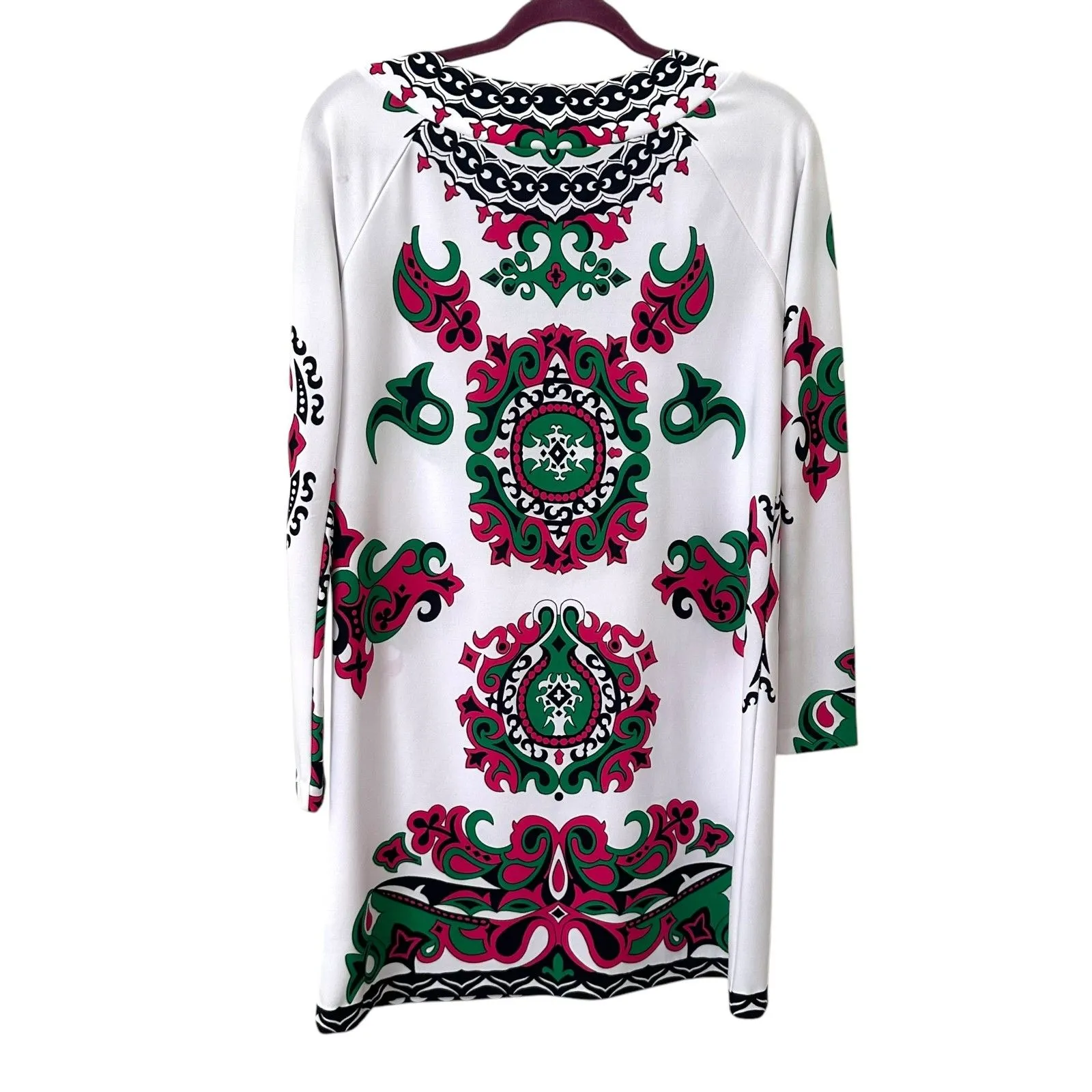 TIBI Boho‎ Patterned Shift Mini Dress Small - Image 2